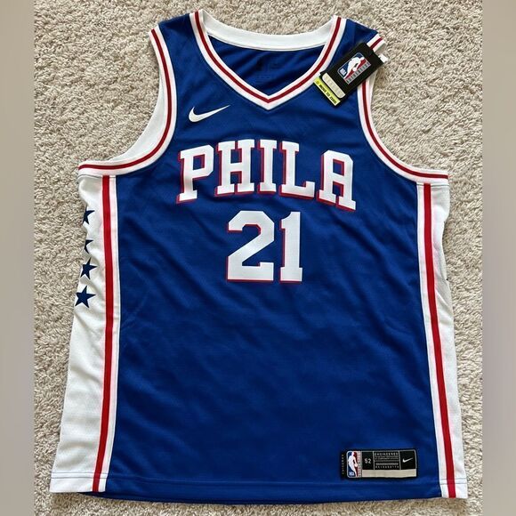 Nike Authentic Joel Embiid NBA Swingman Philadelphia 76ers Jersey - Picture 3 of 7